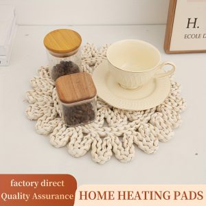Corn Husk Woven Straw Placemats, Thickened Heat-Insulating Mats, Tea Cup Mats, Table Mats, Plate Mats, Bowl Mats, Coaster Mats, Pot Mats, Dining Table Mats